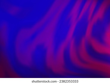 Plantilla de vector púrpura claro con formas lava. Ilustración geométrica creativa en estilo mármol con gradiente. El mejor diseño borroso para su negocio.