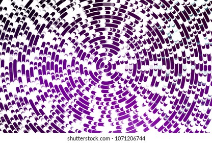 Light Purple vector template with lines, ovals. Modern gradient abstract illustration with bandy lines. Brand-new design for your ads, poster, banner.