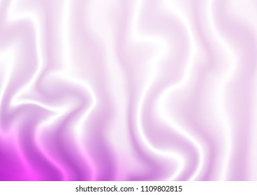 Light Purple vector template with lines, ovals. Colorful abstract illustration with gradient lines. A completely new template for your business design.