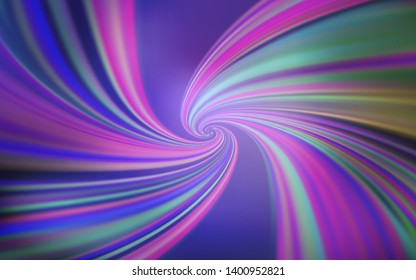 Light Purple vector template with lines. A circumflex abstract illustration with gradient. Pattern for your business design.