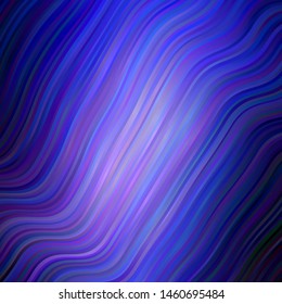 Light Purple vector template with lines. Colorful illustration in circular style with lines. Pattern for websites, landing pages.