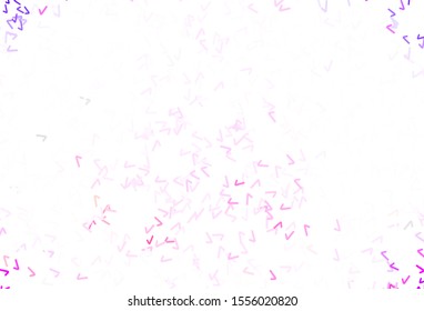 Light Purple vector template with lines. A sample with colorful lines, shapes. The best colorful design for your business.