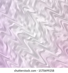 Light Purple vector template with lines. Abstract illustration with bandy gradient lines. Pattern for commercials, ads.