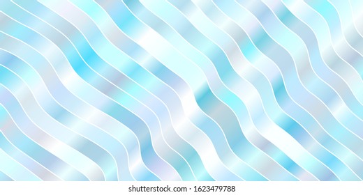 Light Purple vector template with lines. Colorful illustration in circular style with lines. Pattern for ads, commercials.