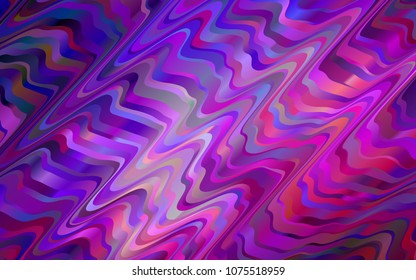 Light Purple vector template with liquid shapes. Geometric illustration in marble style with gradient.  A completely new marble design for your business.