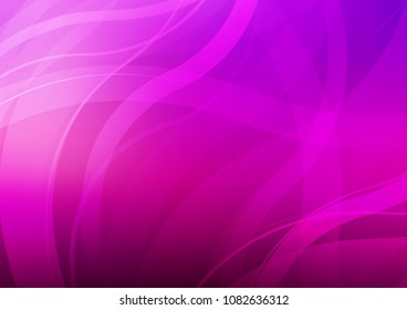 Light Purple vector template with liquid shapes. Geometric illustration in marble style with gradient.  A completely new marble design for your business.