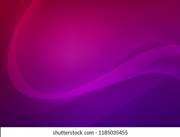 Light Purple vector template with liquid shapes. Blurred geometric sample with gradient bubbles.  Pattern for your business design.