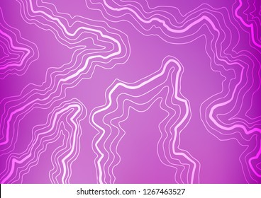 Light Purple vector template with liquid shapes. Creative illustration in halftone marble style with gradient. The elegant pattern for brand book.