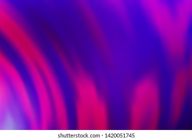 Light Purple vector template with liquid shapes. Brand new colored illustration in marble style with gradient. Textured wave pattern for backgrounds.