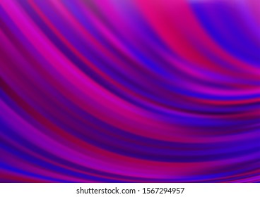 Light Purple vector template with liquid shapes. Colorful illustration in abstract marble style with gradient. A completely new marble design for your business.