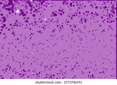 Light Purple vector template with liquid shapes. Glitter abstract illustration with wry lines. A completely new template for your business design.