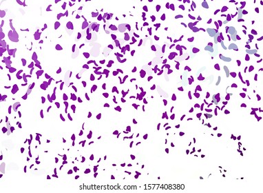 Light Purple vector template with memphis shapes. Illustration with colorful gradient shapes in abstract style. Background for a cell phone.