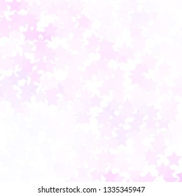 Light Purple vector template with neon stars. Blur decorative design in simple style with stars. Pattern for websites, landing pages.