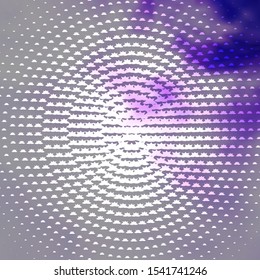 Light Purple vector template with neon stars. Colorful illustration in abstract style with gradient stars. Pattern for wrapping gifts.