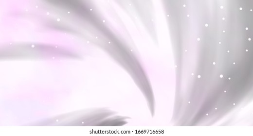 Leichte violette Vektorillustration mit Neonstern. Moderne geometrische abstrakte Illustration mit Sternen. Muster für Verpackungsgeschenke.