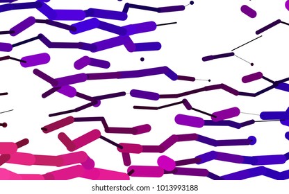 Light Purple vector template with repeated sticks. Blurred decorative design in simple style with lines. Best design for your ad, poster, banner.