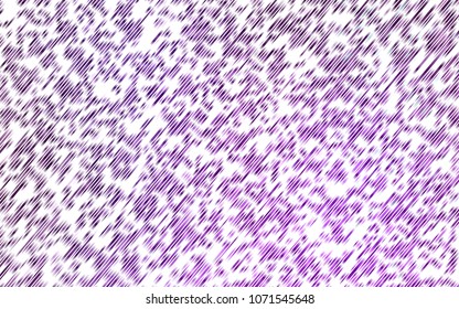 Light Purple vector template with repeated sticks. Blurred decorative design in simple style with lines. The pattern can be used for websites.