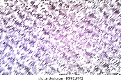 Light Purple vector template with repeated sticks. Blurred decorative design in simple style with lines. Smart design for your business advert.