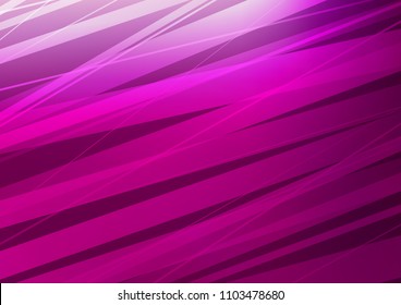 Light Purple vector template with repeated sticks. Glitter abstract illustration with colored sticks. Smart design for your business advert.