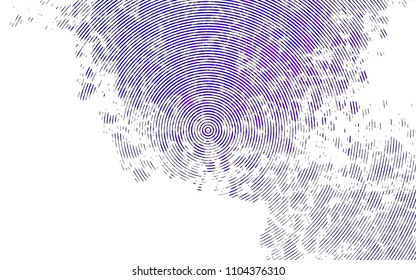 Light Purple vector template with repeated sticks. Glitter abstract illustration with colored sticks. The template can be used as a background.