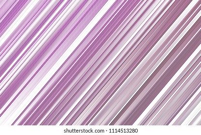 Light Purple vector template with repeated sticks. Decorative shining illustration with lines on abstract template. The pattern can be used for websites.