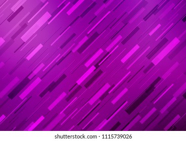 Light Purple vector template with repeated sticks. Lines on blurred abstract background with gradient. Best design for your ad, poster, banner.