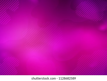 Light Purple vector template with repeated sticks. Glitter abstract illustration with colored sticks. Best design for your ad, poster, banner.