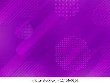 Light Purple vector template with repeated sticks, circles. Shining colored illustration with rounded stripes, dots. Smart design for your business advert.