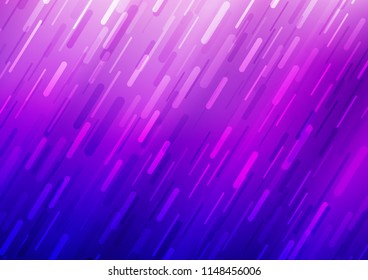 Light Purple vector template with repeated sticks. Modern geometrical abstract illustration with staves. The pattern can be used as ads, poster, banner for commercial.