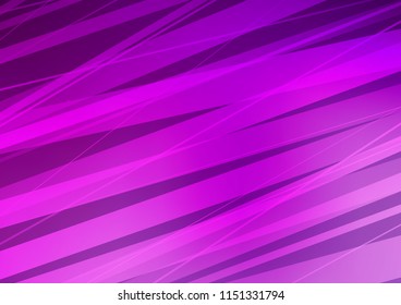 Light Purple vector template with repeated sticks. Lines on blurred abstract background with gradient. The pattern can be used as ads, poster, banner for commercial.