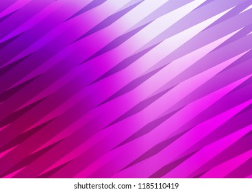 Light Purple vector template with repeated sticks. Modern geometrical abstract illustration with staves. Best design for your ad, poster, banner.