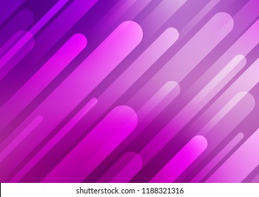 Light Purple vector template with repeated sticks. Decorative shining illustration with lines on abstract template. The template can be used as a background.