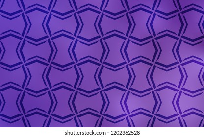 Light Purple vector template with repeated sticks. Shining colored illustration with sharp stripes. The pattern for ad, booklets, leaflets.