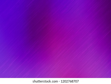 Light Purple vector template with repeated sticks. Lines on blurred abstract background with gradient. The template can be used as a background.
