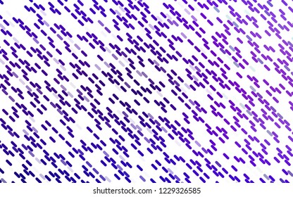 Light Purple vector template with repeated sticks. Blurred decorative design in simple style with lines. Smart design for your business advert.