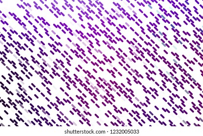 Light Purple vector template with repeated sticks. Shining colored illustration with narrow lines. Pattern for ads, posters, banners.