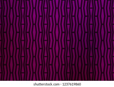 Light Purple vector template with repeated sticks. Shining colored illustration with narrow lines. The template can be used as a background.