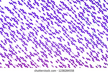 Light Purple vector template with repeated sticks. Lines on blurred abstract background with gradient. Pattern for ads, posters, banners.