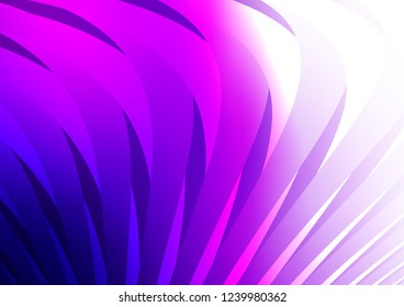 Light Purple vector template with repeated sticks. Lines on blurred abstract background with gradient. The pattern can be used for websites.