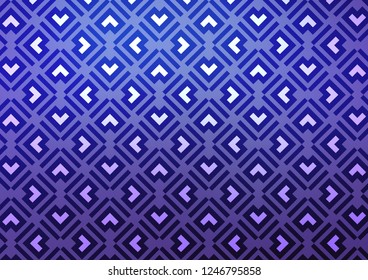 Light Purple vector template with repeated sticks. Decorative shining illustration with lines on abstract template. Pattern for websites, landing pages.