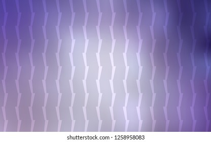 Light Purple vector template with repeated sticks. Lines on blurred abstract background with gradient. Smart design for your business advert.