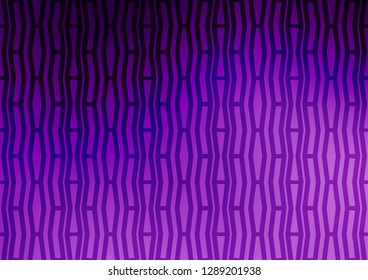 Light Purple vector template with repeated sticks. Glitter abstract illustration with colored sticks. The pattern can be used for busines ad, booklets, leaflets