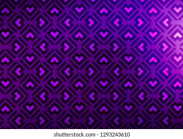 Light Purple vector template with repeated sticks. Modern geometrical abstract illustration with staves. Backdrop for TV commercials.
