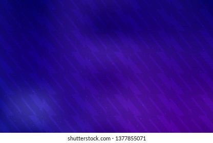 Light Purple vector template with repeated sticks. Blurred decorative design in simple style with lines. Smart design for your business advert.