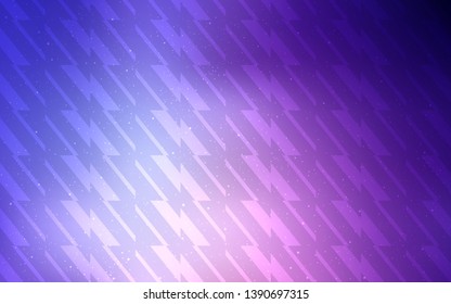Light Purple vector template with repeated sticks. Lines on blurred abstract background with gradient. Pattern for ads, posters, banners.