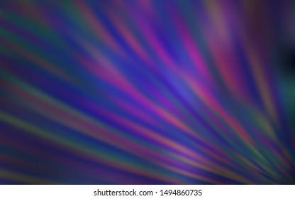 Light Purple vector template with repeated sticks. Lines on blurred abstract background with gradient. Best design for your ad, poster, banner.