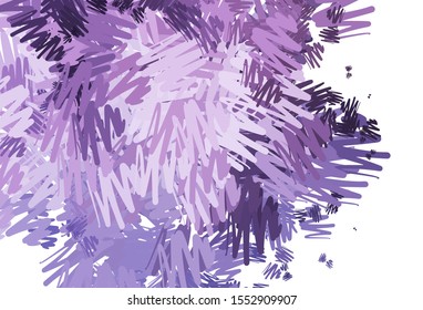 Light Purple vector template with repeated sticks. Modern geometrical abstract illustration with Lines. Pattern for ads, posters, banners.