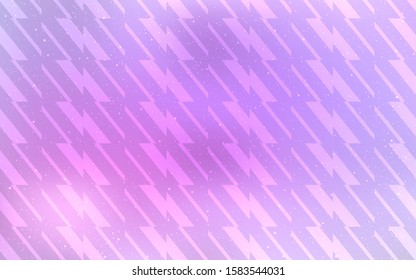 Light Purple vector template with repeated sticks. Colorful shining illustration with lines on abstract template. Smart design for your business advert.