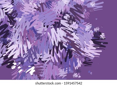 Light Purple vector template with repeated sticks. Modern geometrical abstract illustration with Lines. Pattern for ads, posters, banners.