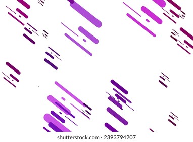 Light Purple vector template with repeated sticks. Lines on blurred abstract background with gradient. Smart design for your business advert.